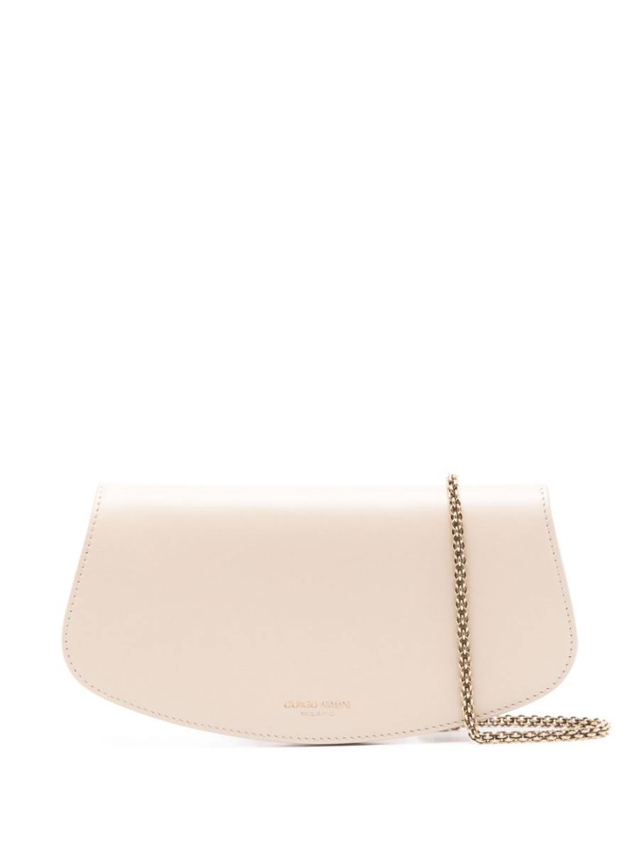 small leather clutch bag