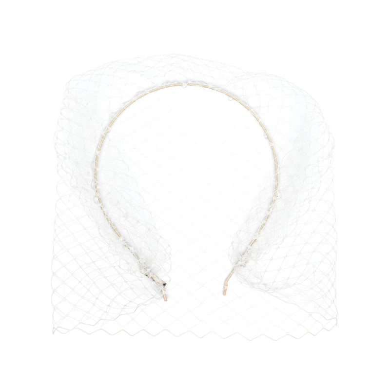 Jennifer Behr Veil-detail Fishnet Headband
