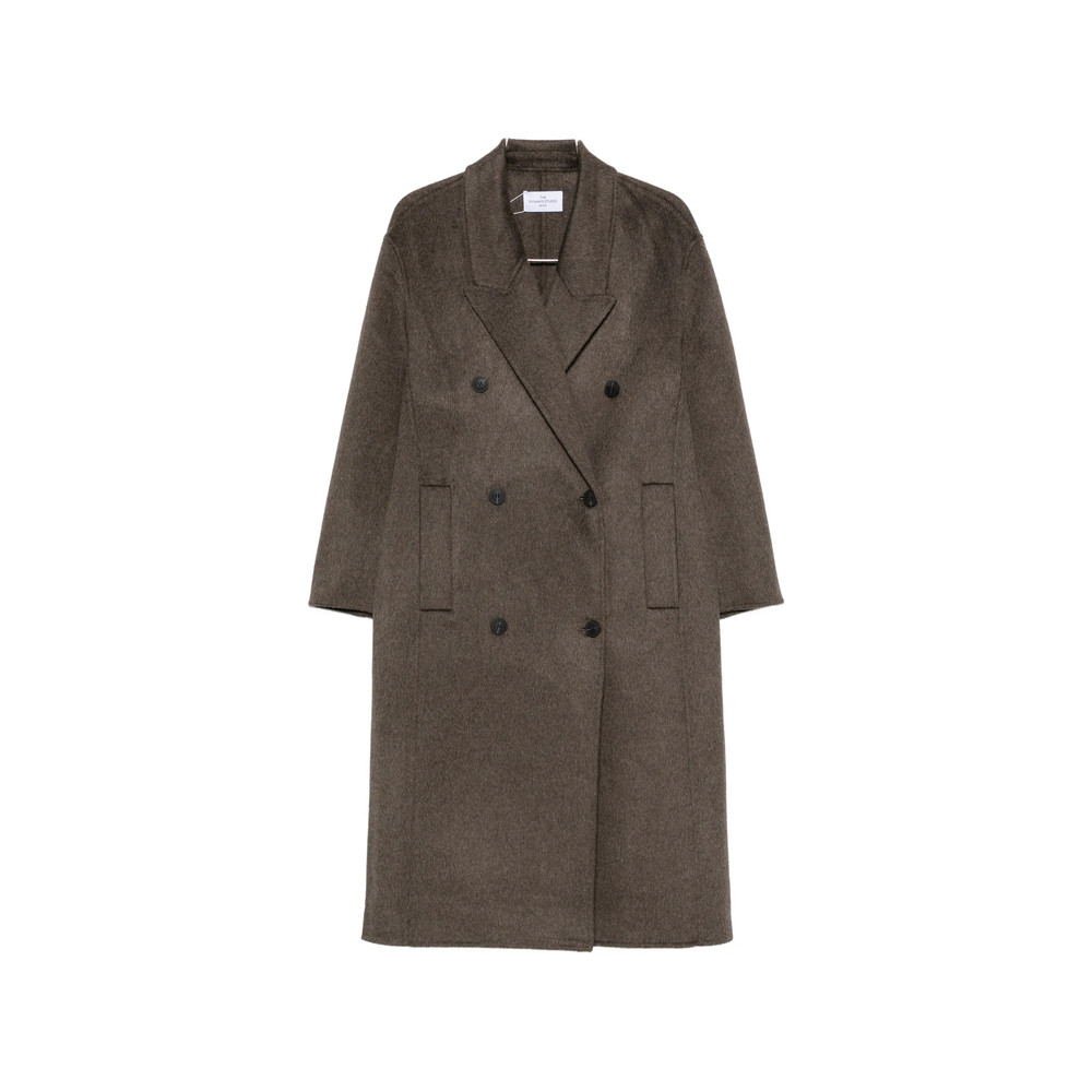 The Dynamis Studio Double-breasted Peak-lapel Coat