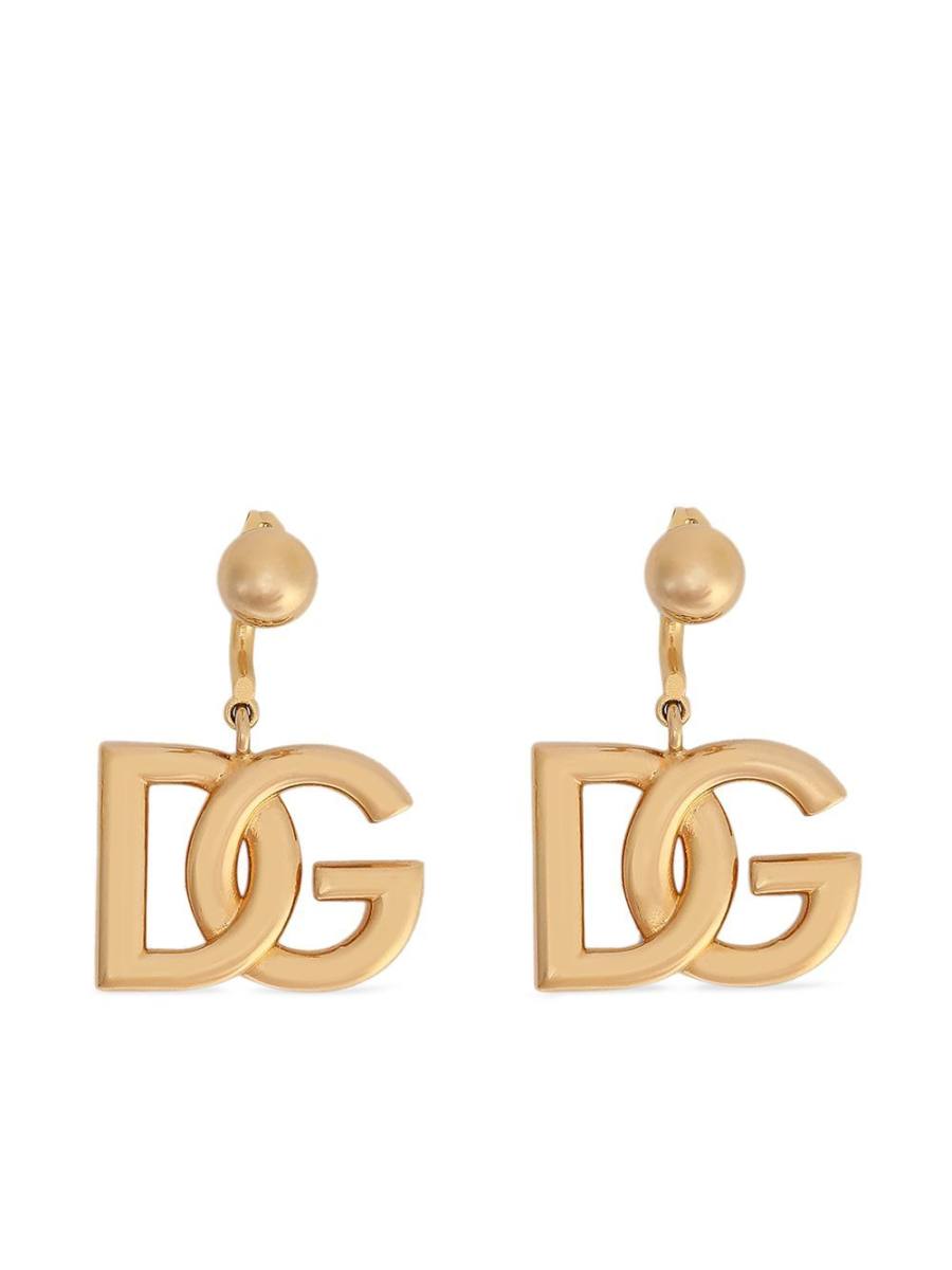 DG-logo drop earrings