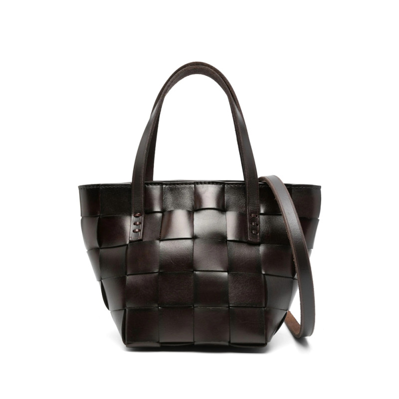 Dragon Diffusion Mini Japan Woven-leather Tote Bag