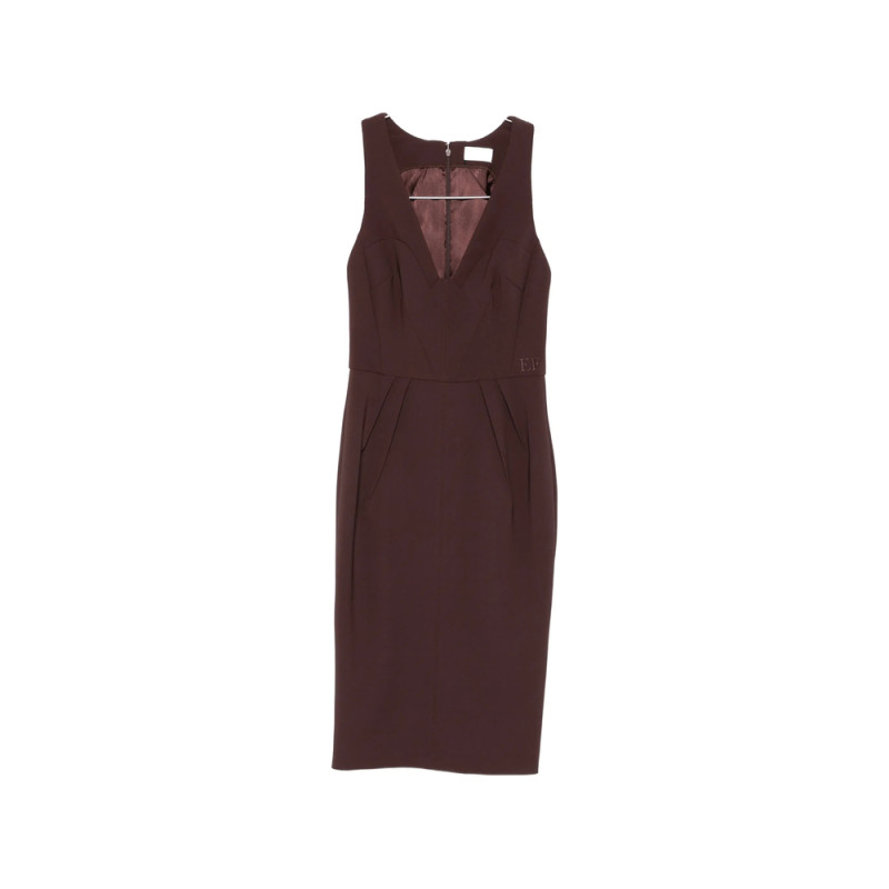 Elisabetta Franchi V-neck Midi Dress