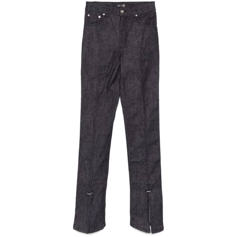 Mugler Piercing-detail Jeans