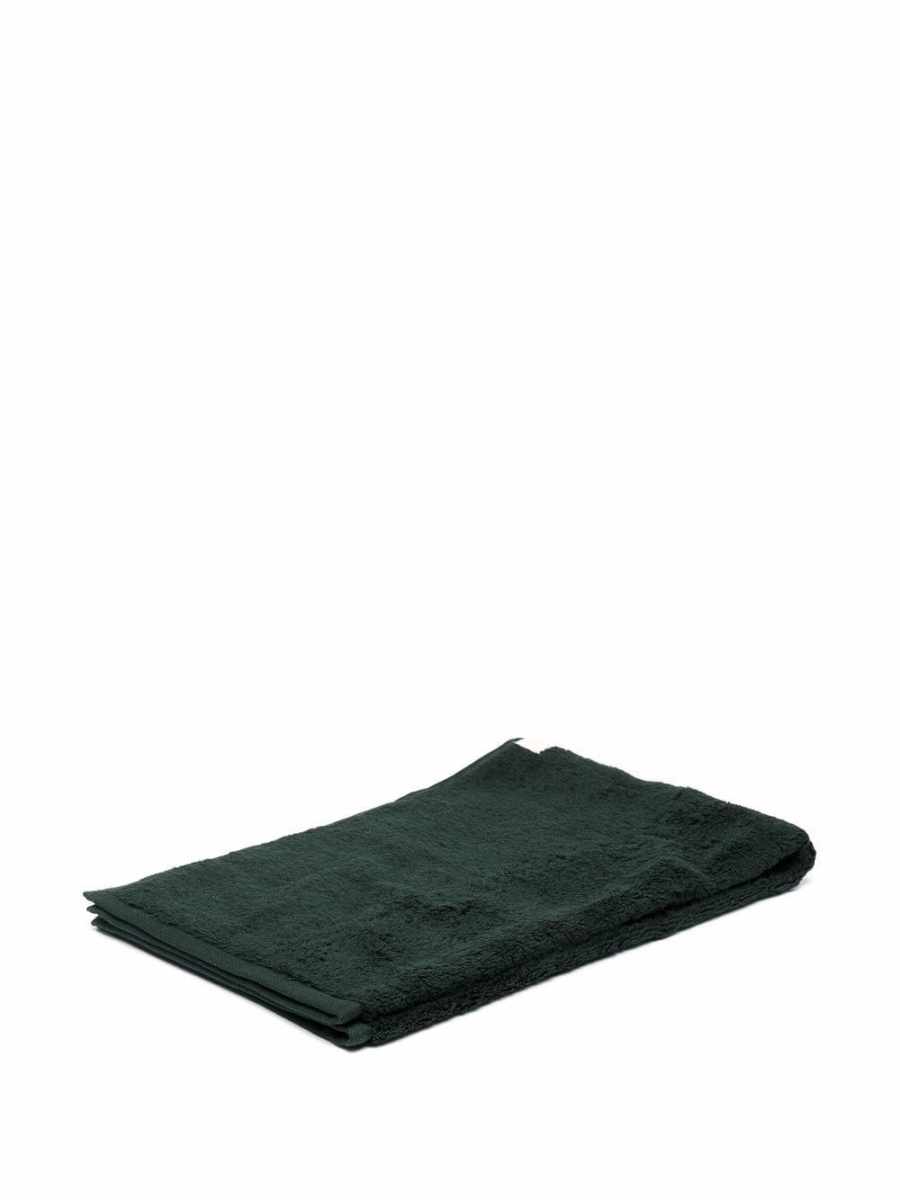 logo patch organic cotton towel