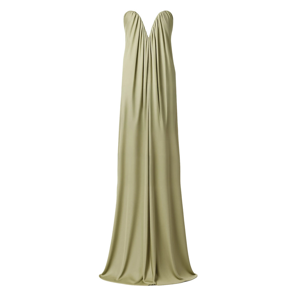 New Arrivals Olivienne Heart-neck Maxi Dress
