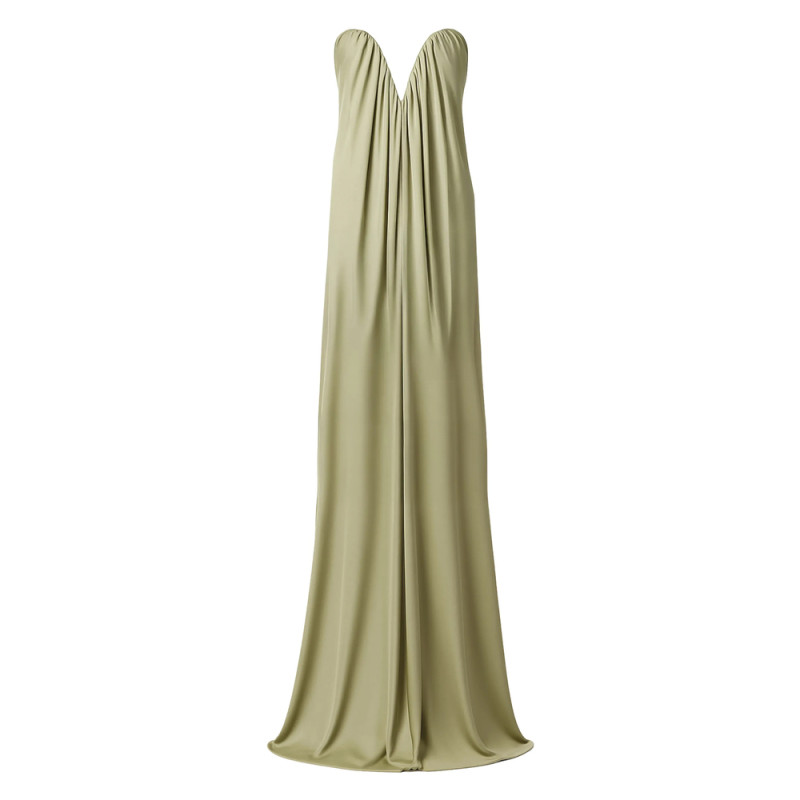 New Arrivals Olivienne Heart-neck Maxi Dress