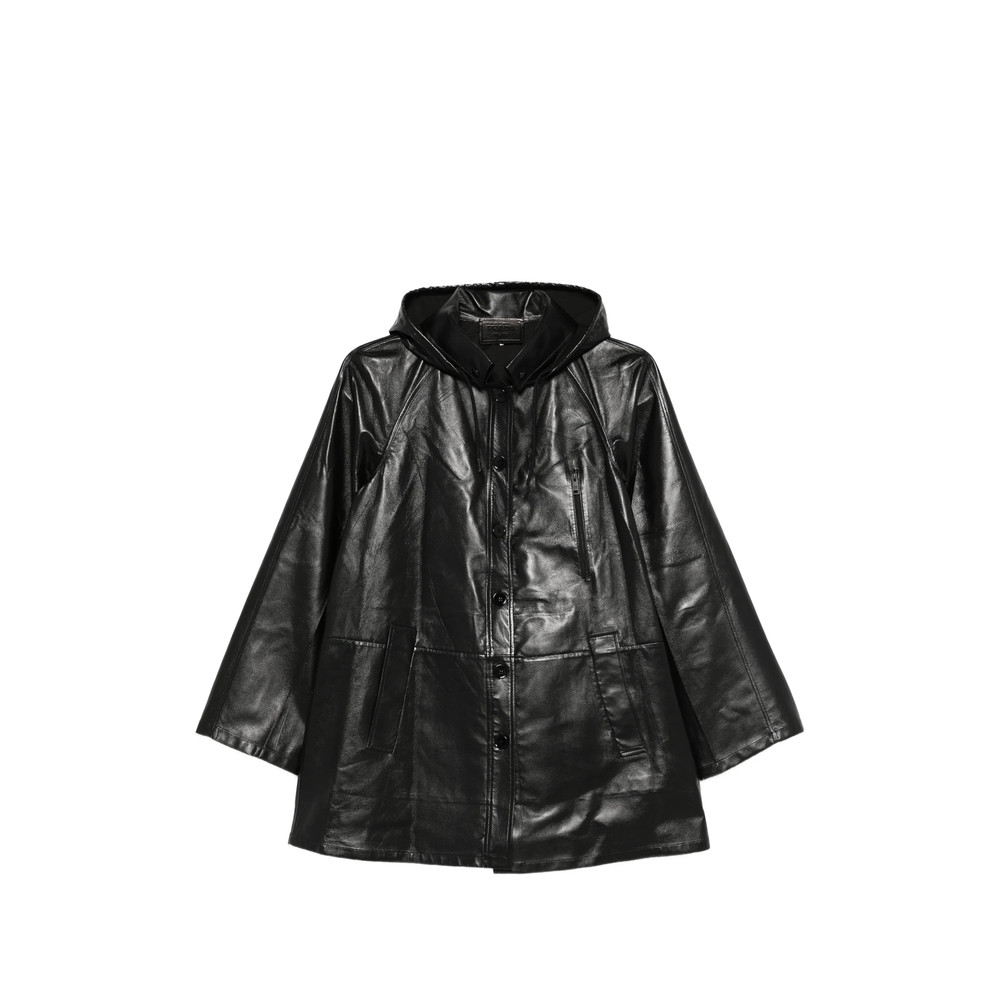 Prada Hooded Button Fastening Jacket