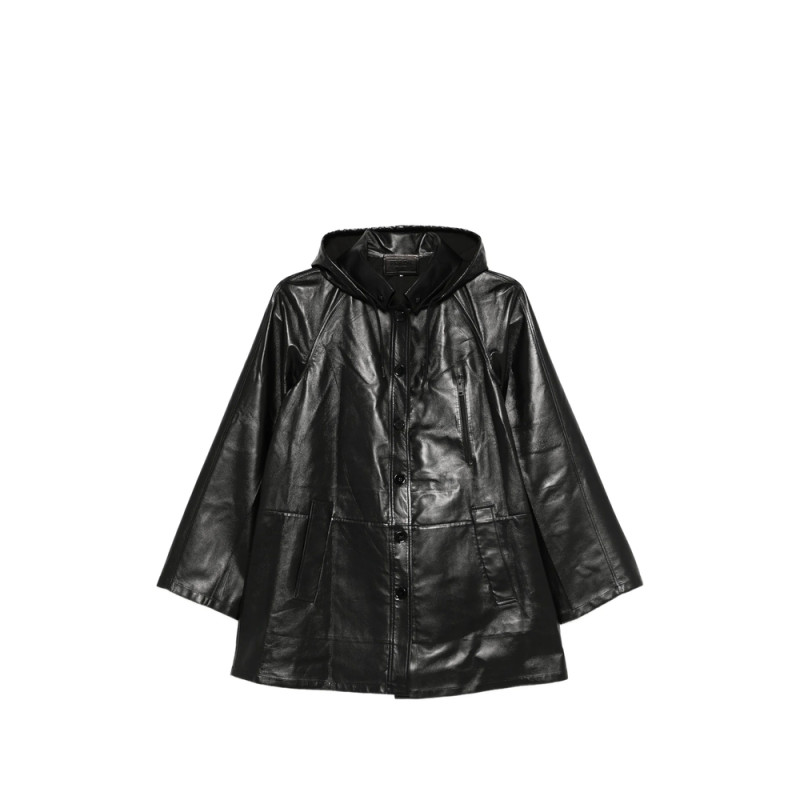 Prada Hooded Button Fastening Jacket