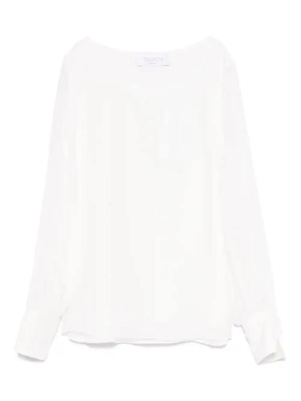 silk blouse
