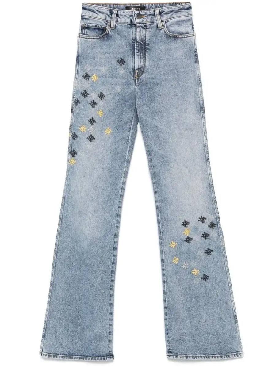 MA Quad embroidered jeans