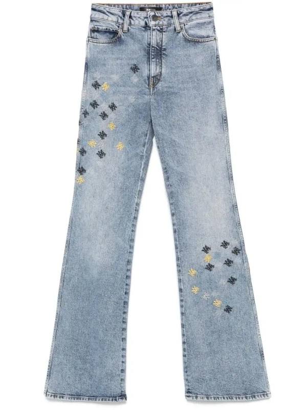 MA Quad embroidered jeans