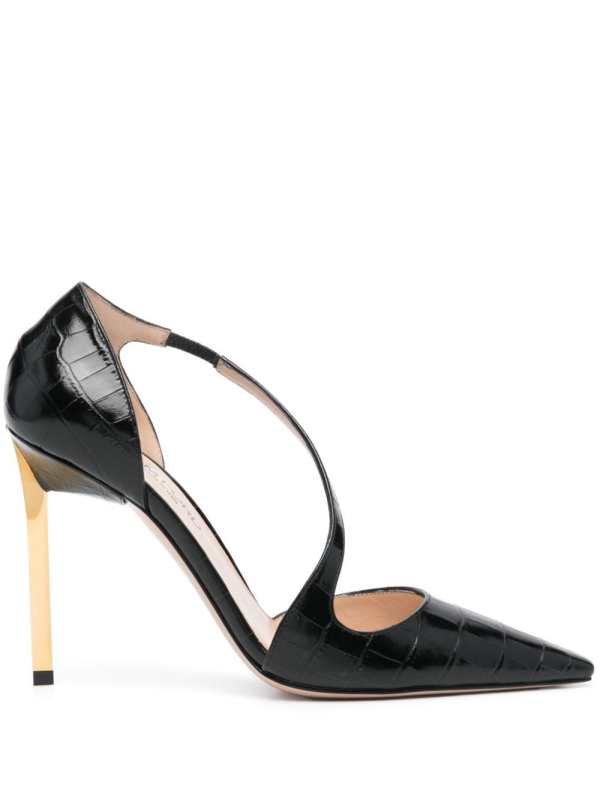 105mm leather pumps