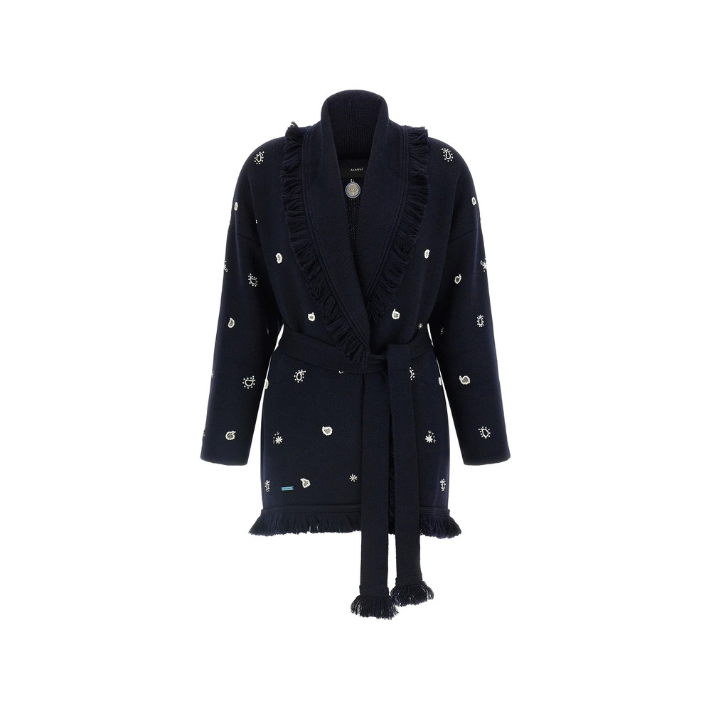 Alanui Echoes Of The Bandana Belted Cardigan