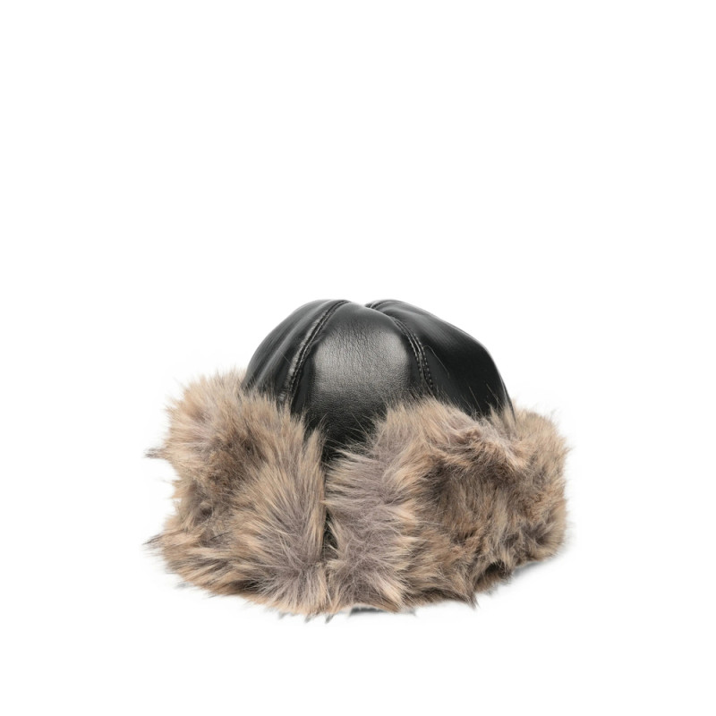 Stand Sable Faux-fur Trim Hat