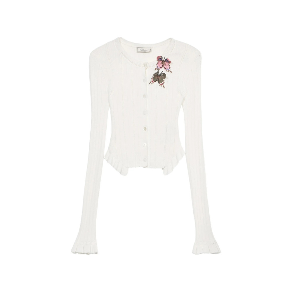 Blumarine Ruffled Cardigan