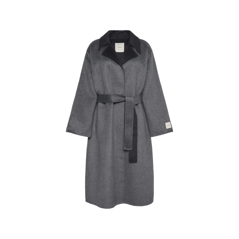 Calvin Klein Belted Storm-flap Coat