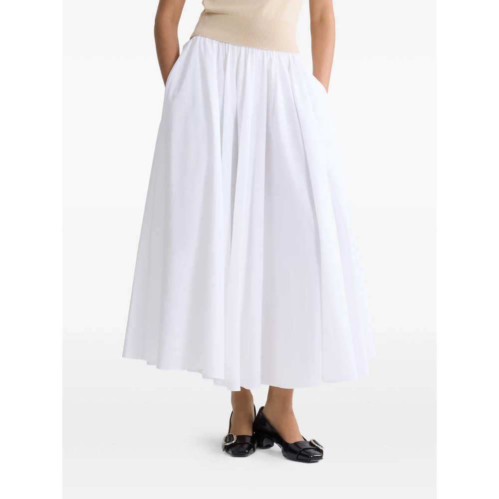 Patou Elasticated-waist Maxi A-line Skirt