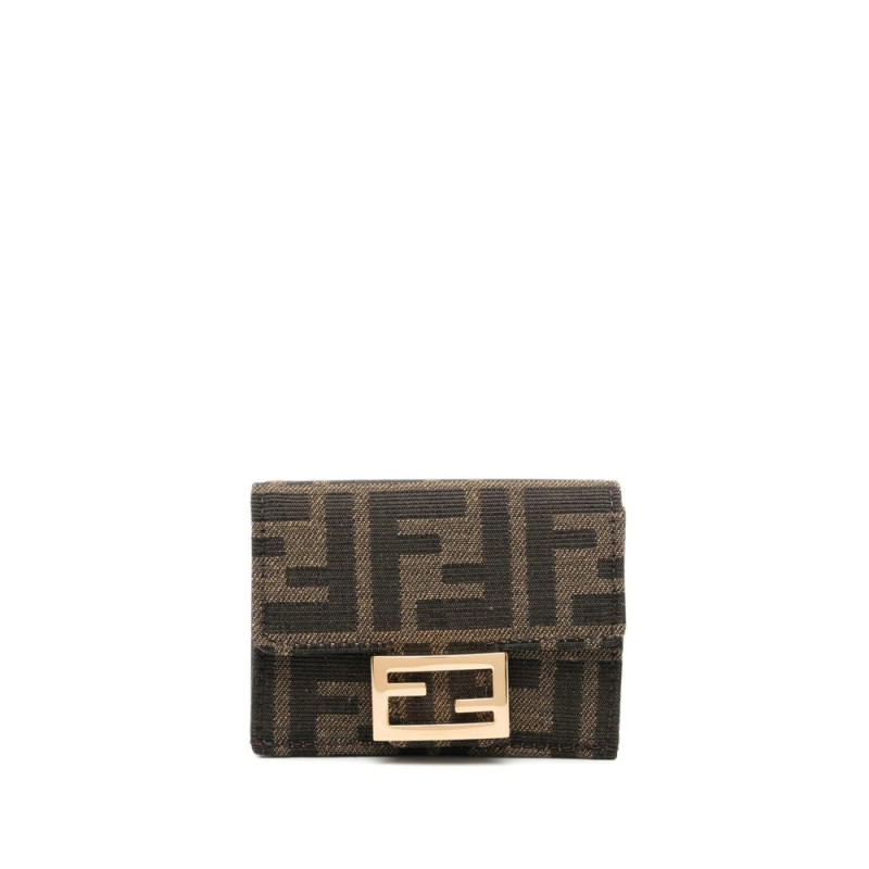 Fendi FF-logo Pattern Wallet