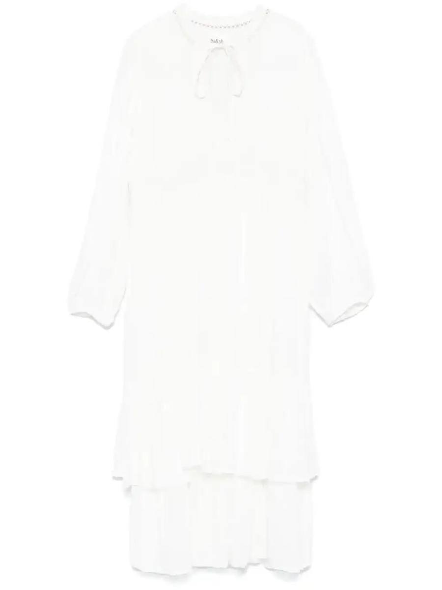 Plume midi dress