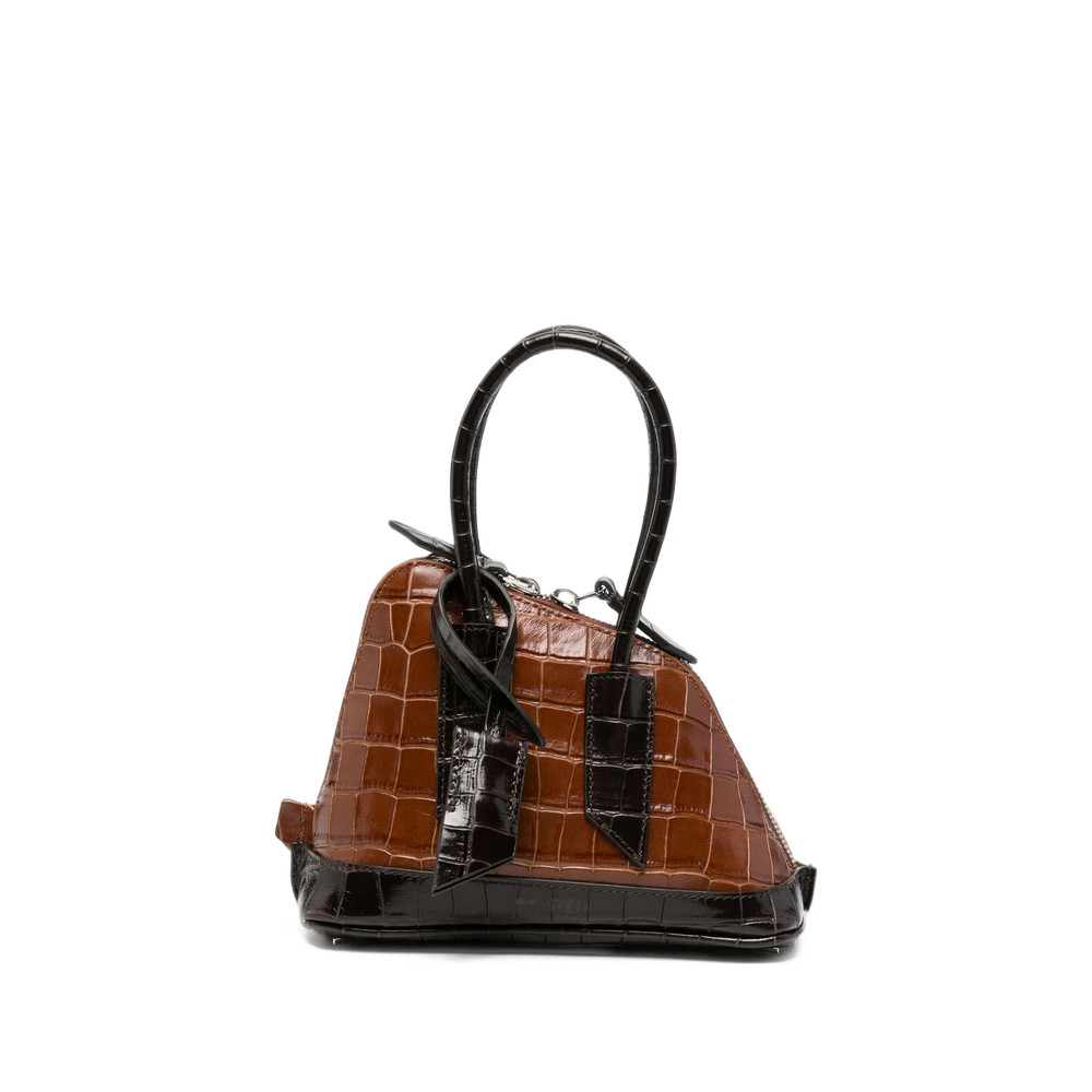 The Attico Mini Sant Ambroeus Croc-effect Tote Bag