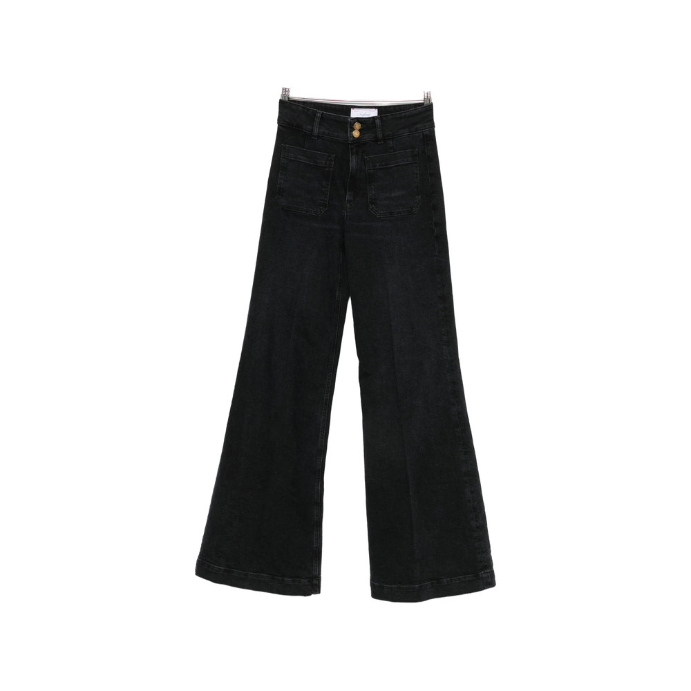Seafarer Patch-pocket Wide-leg Jeans