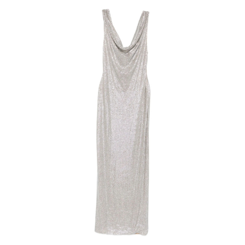 Giuseppe Di Morabito Cowl-neck Sequin Dress