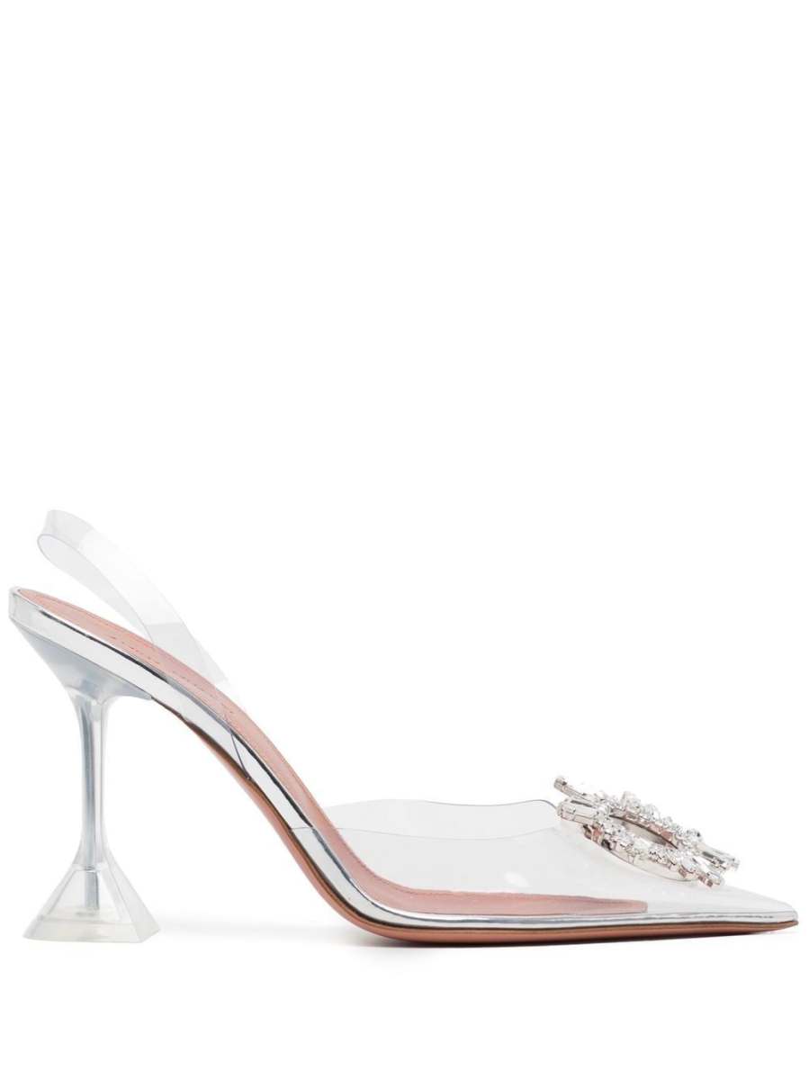 Begum 95mm transparent pumps
