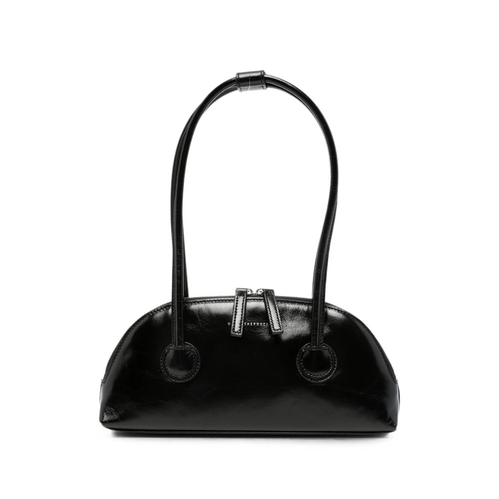 Margesherwood Mini Bessette Crinkled-effect East-West Bag