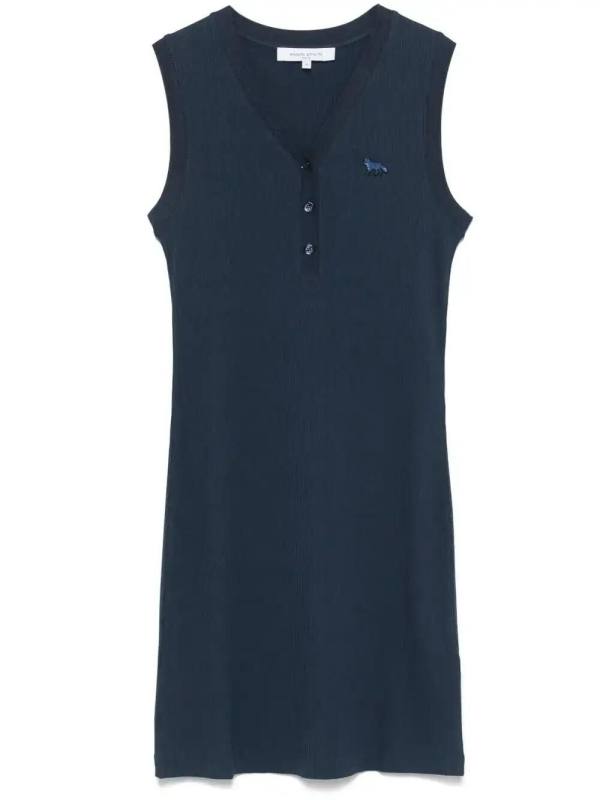Baby Fox-patch mini dress