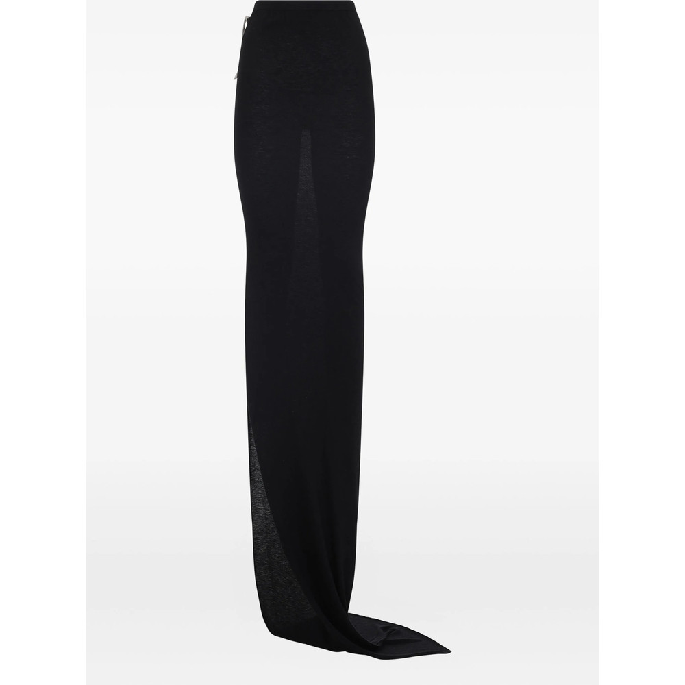 Rick Owens Drawstring Asymmetric Skirt