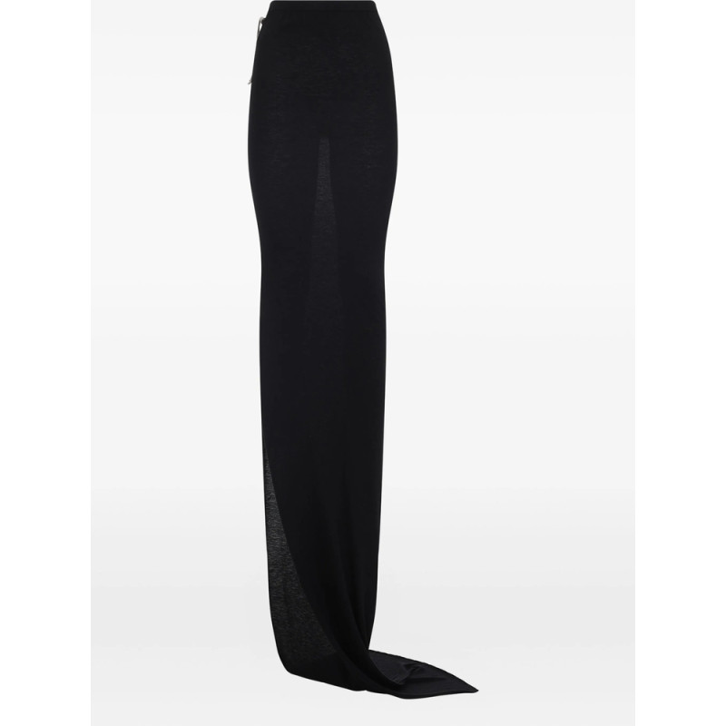 Rick Owens Drawstring Asymmetric Skirt
