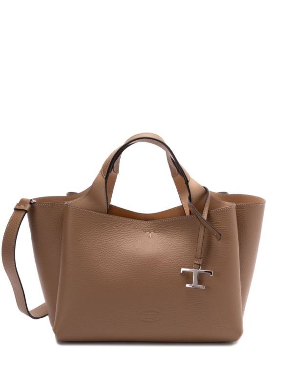 mini leather tote bag