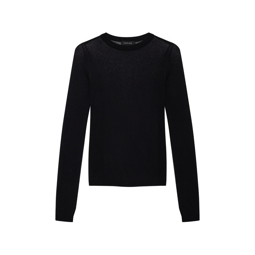 Anine Bing TIANA SWEATER - BLACK