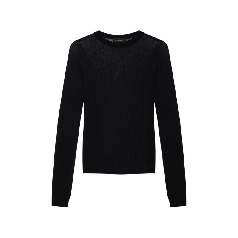 Anine Bing TIANA SWEATER - BLACK