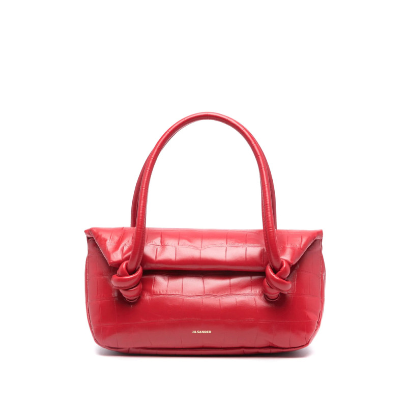 Jil Sander Small Crocodile-effect Shoulder Bag