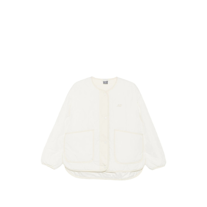 New Balance Quilted Logo-embroidered Jacket