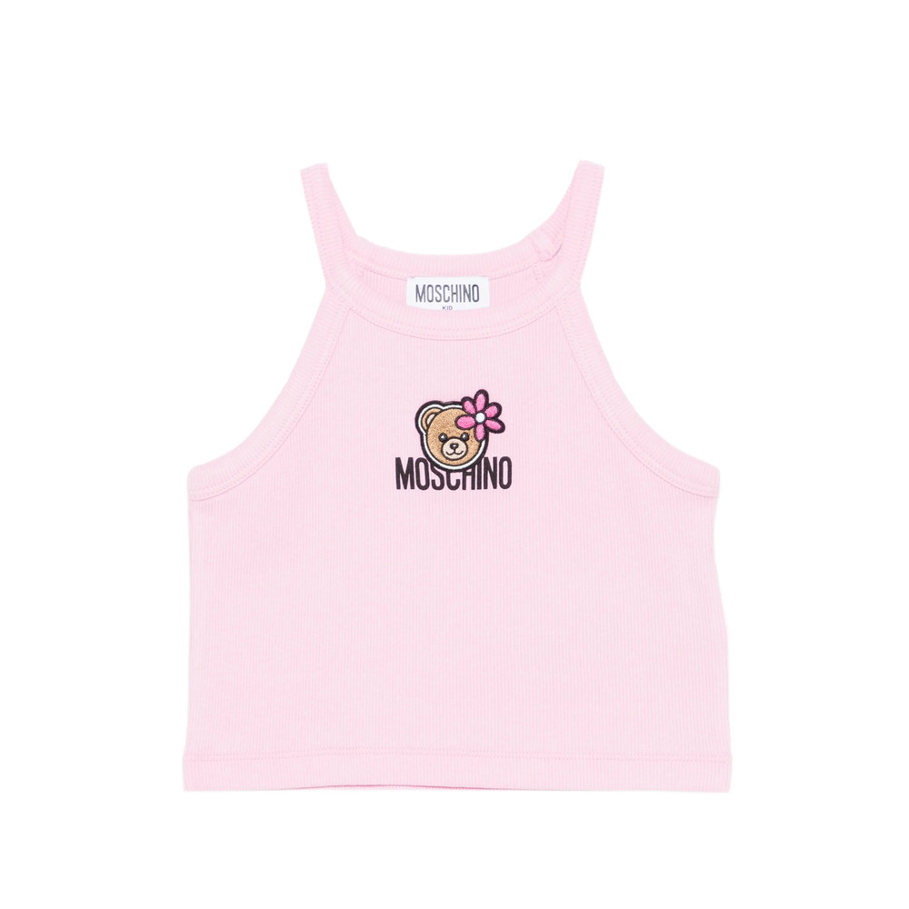 Moschino Logo-embroidered Tank Top