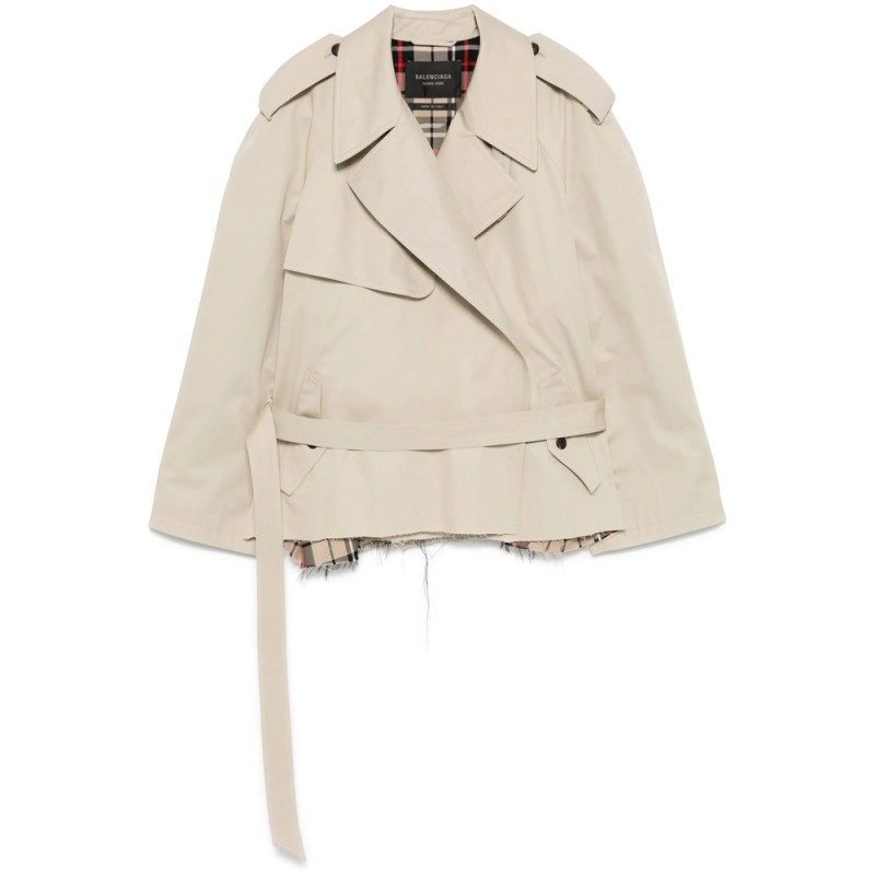 Balenciaga Cropped Trench Coat