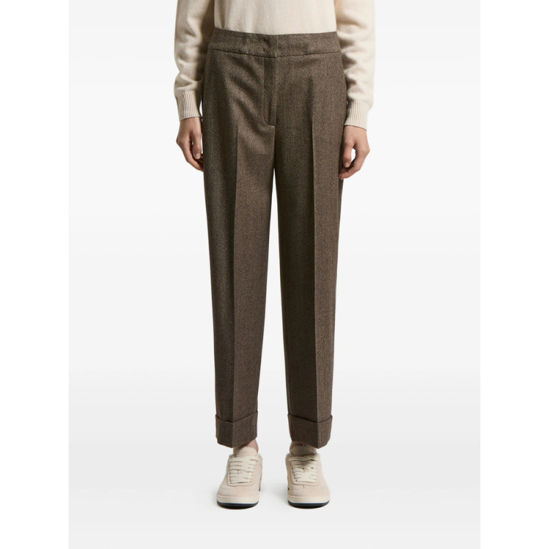 Peserico Cuffed-hem Trousers