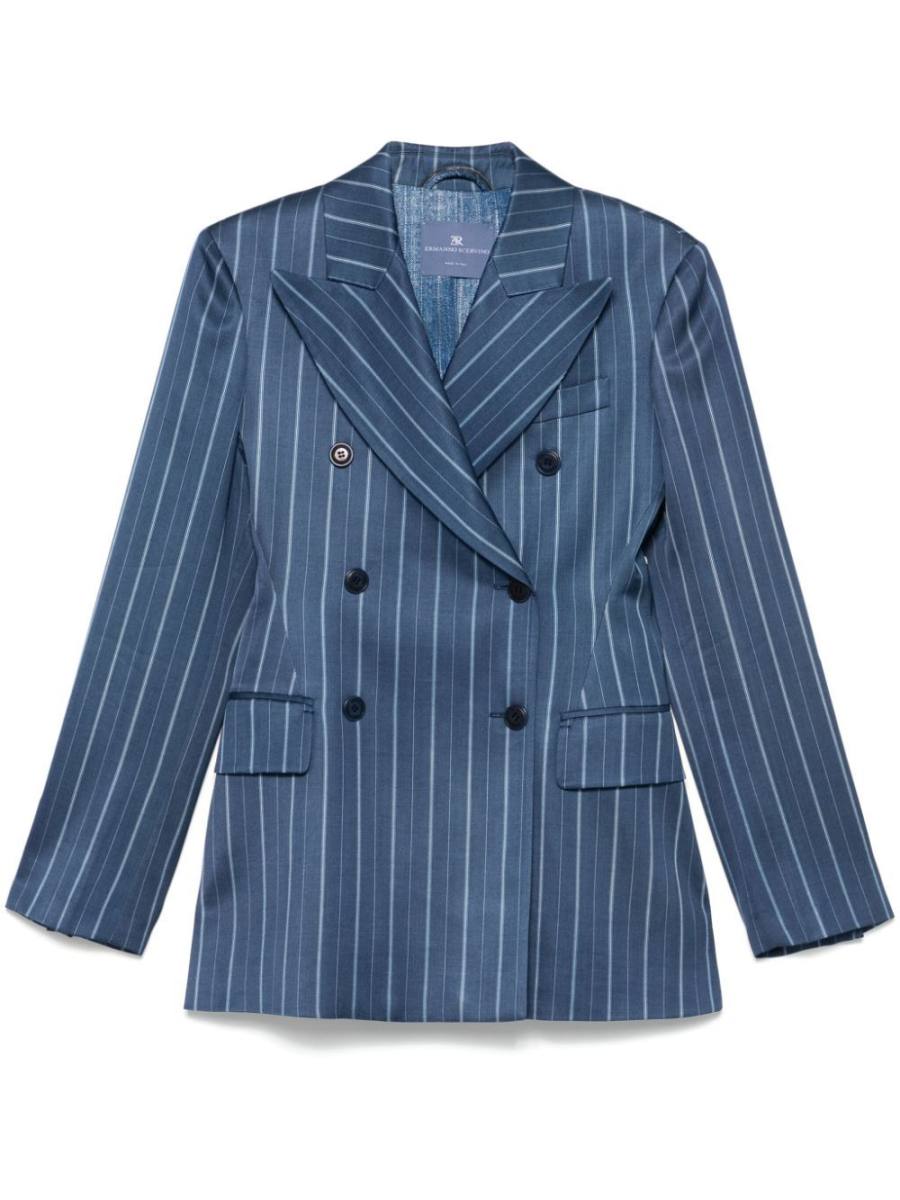 striped blazer