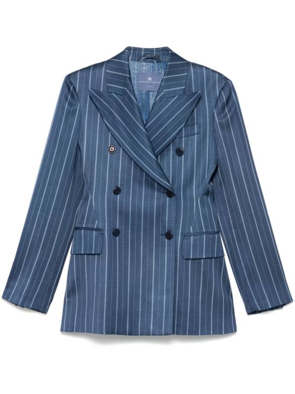 striped blazer
