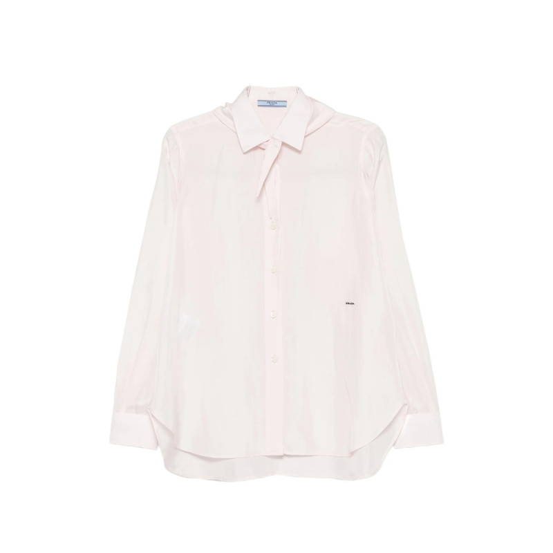 Prada Logo-embroidered Shirt