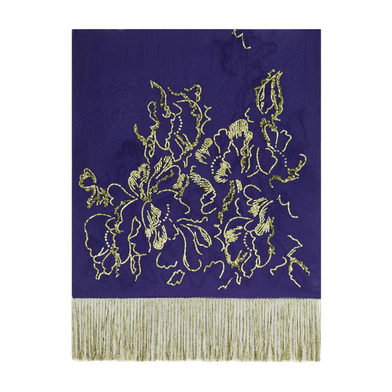 Dries Van Noten Embroidered Scarf