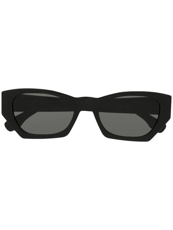 geometric frame sunglasses