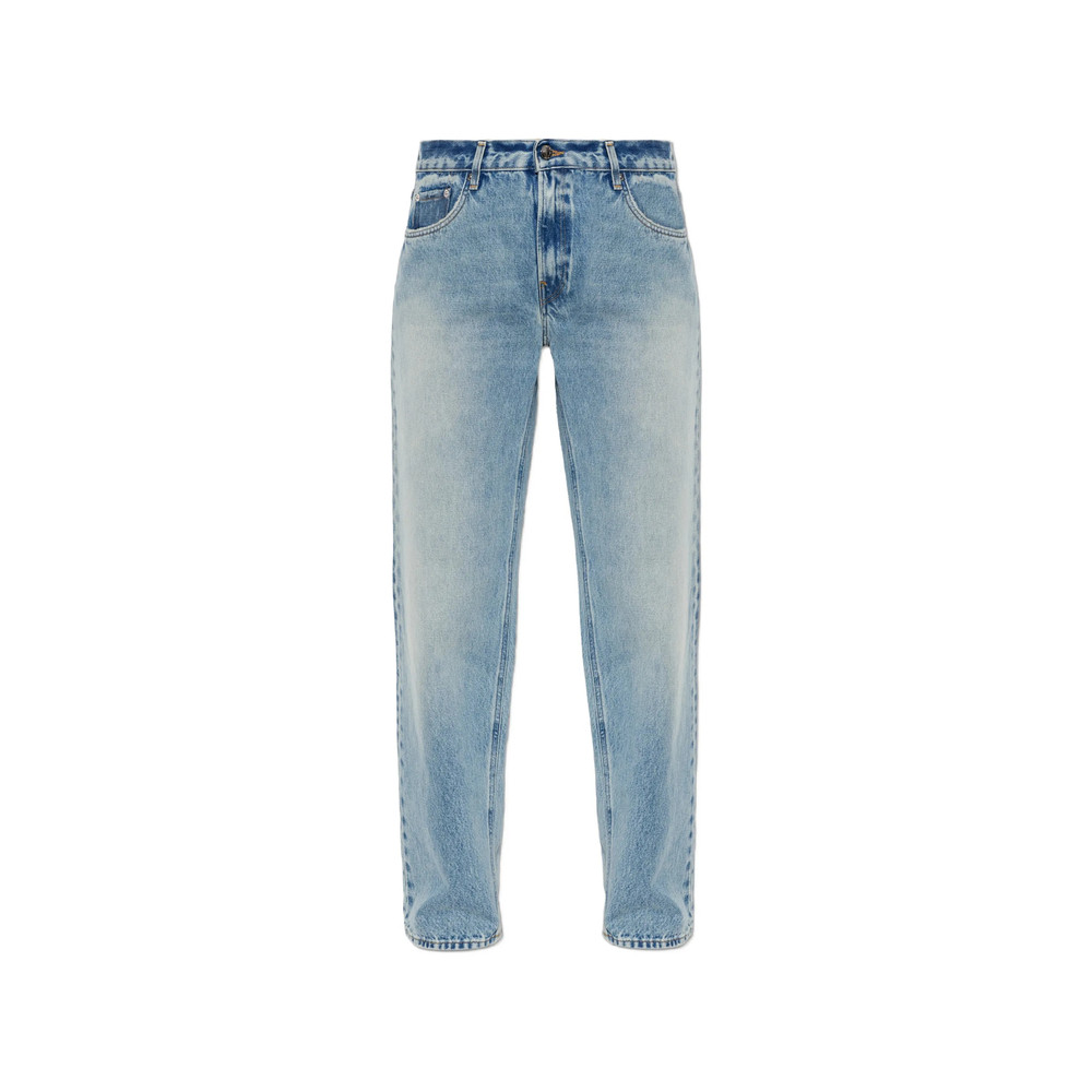 Haikure Distressed Straight-leg Jeans