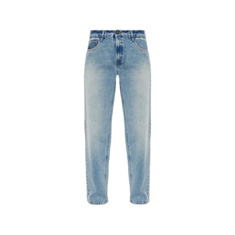 Haikure Distressed Straight-leg Jeans