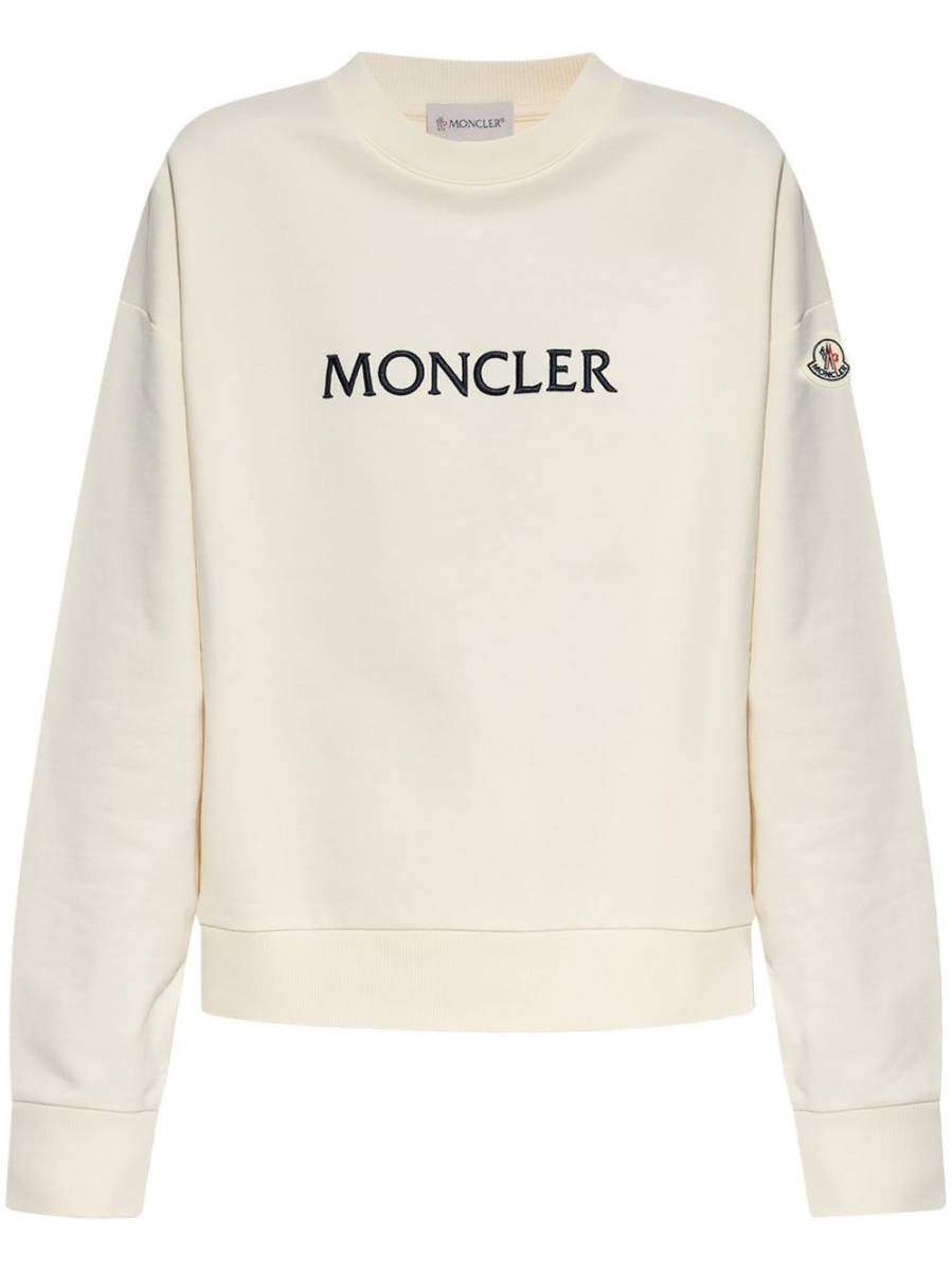 logo-embroidered cotton sweatshirt