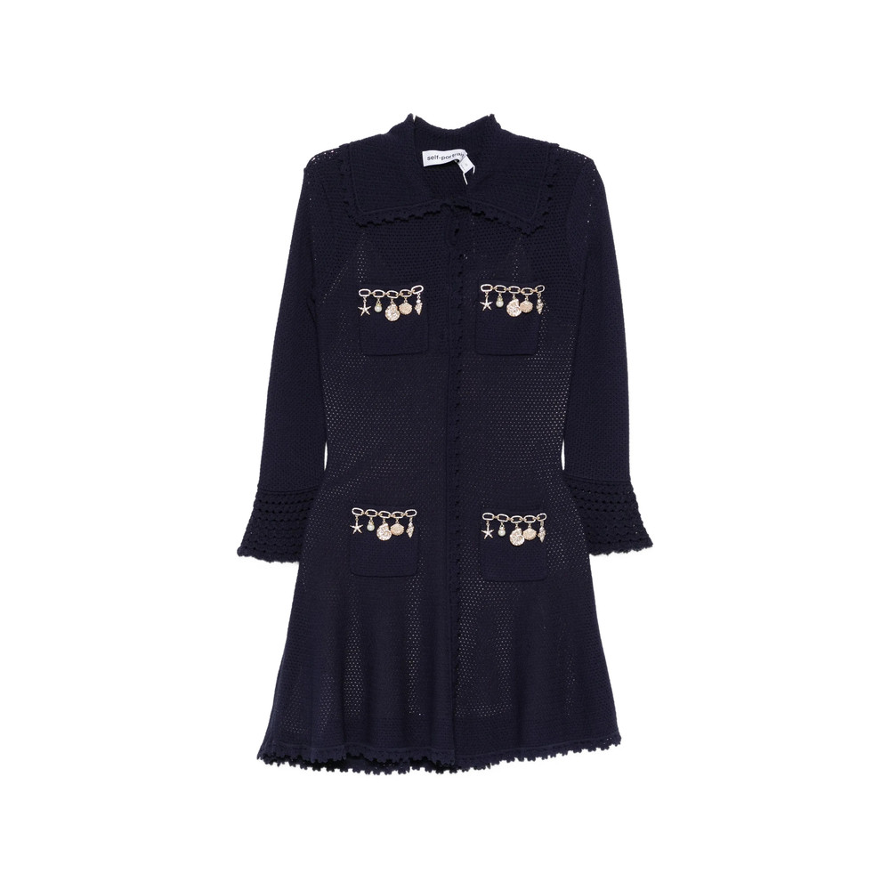 Self-portrait Charm-embellishment Mini Dress