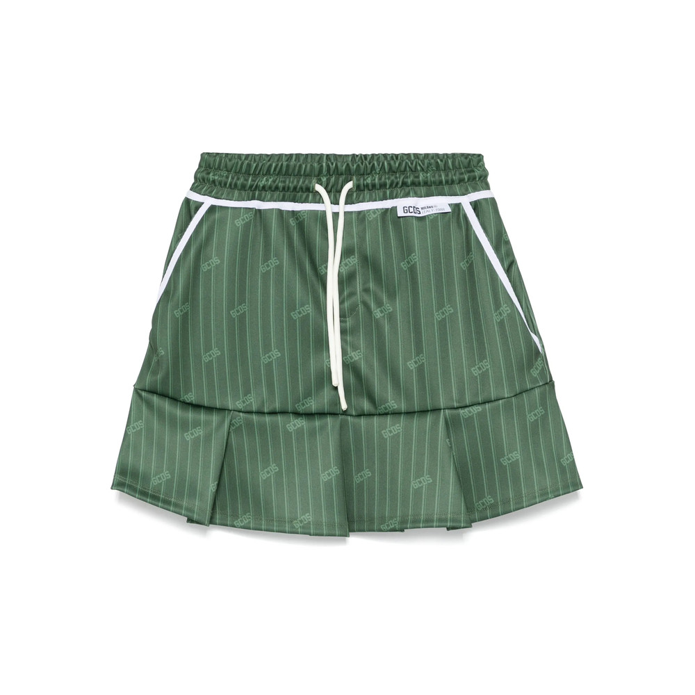 Gcds Pinstripe Mini Skirt
