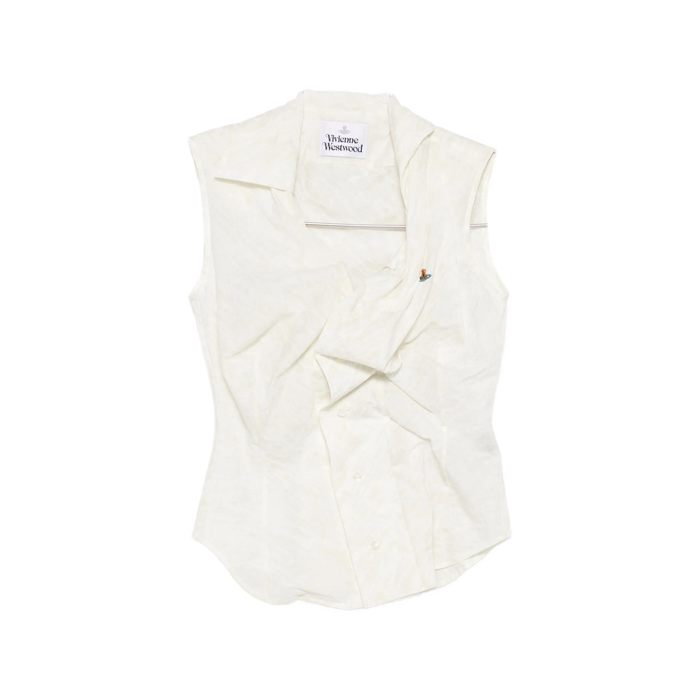 Vivienne Westwood Drunken Draped Sleeveless Top